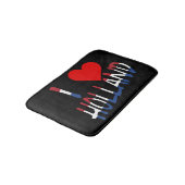 I Heart Holland overlay op bk bmcnt Badmat (Gekanteld)