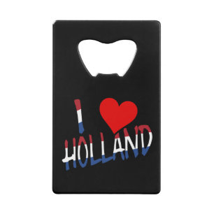 I Heart Holland overlay op bk bot Creditkaart Flessenopener