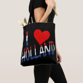 I Heart Holland overlay op bk stent Tote Bag (Dichtbij)