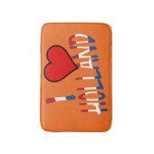 I Heart Holland overlay op of bmcnt Badmat (Voorkant Verticaal)