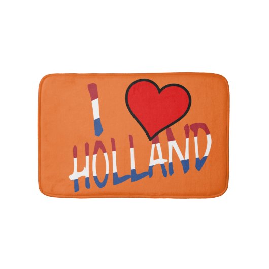 I Heart Holland overlay op of bmcnt Badmat (Voorkant)