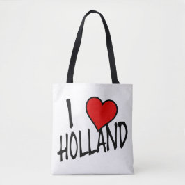 I Heart Holland terug op natte stunt Tote Bag