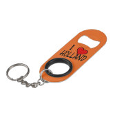 I Heart Holland terug op onze boot Mini Flessenopener (Voorkant Gekanteld)