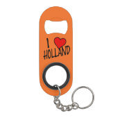 I Heart Holland terug op onze boot Mini Flessenopener (Achterkant)