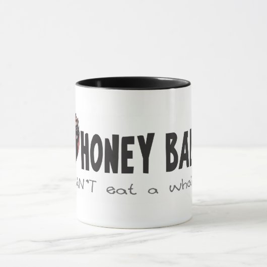 I Heart Honey Badger Mok (Midden)