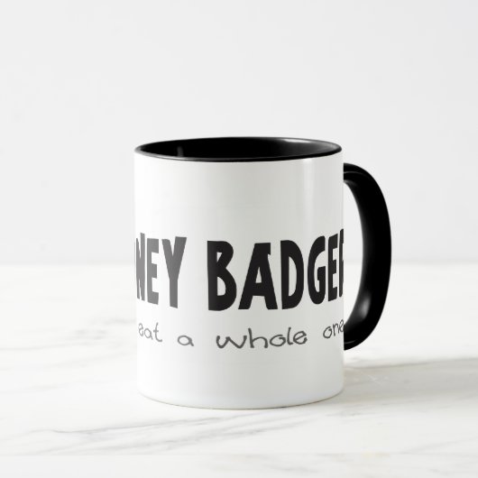 I Heart Honey Badger Mok (Voorkant rechts)