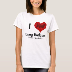 I Heart Honey Badgers T-shirt