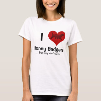I Heart Honey Badgers T-shirt