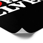 I Heart Hot Elf Funny Y Elven Lover Santa Christma Poster (Hoek)