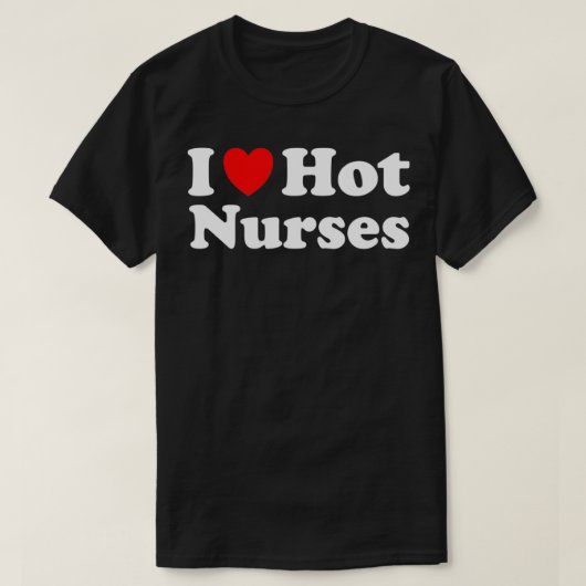 I Heart Hot Nurses I Love Hot Nurses Pullover  (Design voorkant)