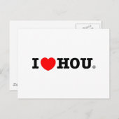 I Heart HOU Briefkaart (Voorkant / Achterkant)