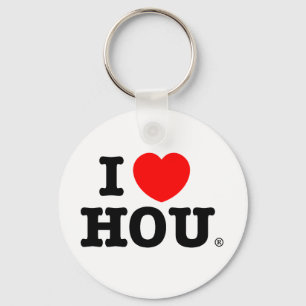I Heart HOU Sleutelhanger