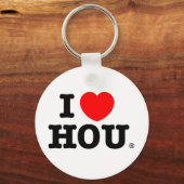 I Heart HOU Sleutelhanger (Voorkant)