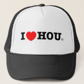 I Heart HOU Trucker Pet (Voorkant)