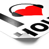 I Heart House Grappige Poster (Hoek)