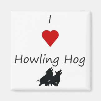 I Heart Howling Hog Barbecue Koelkast Magnet