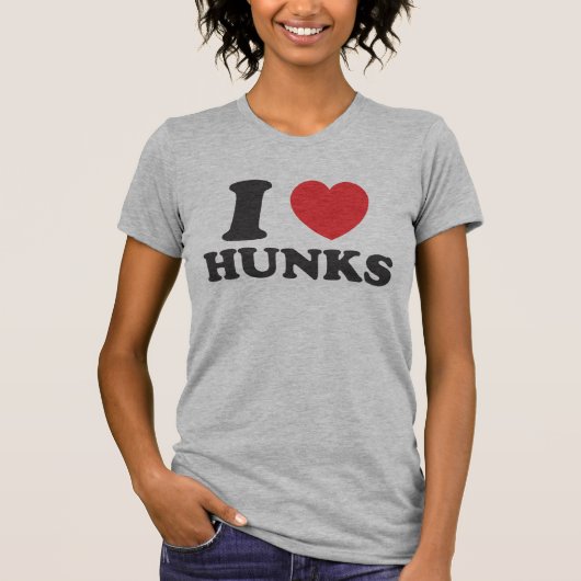 I Heart Hunks T-shirt (Voorkant)