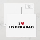 I Heart Hyderabad Briefkaart (Voorkant / Achterkant)