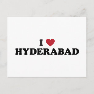 I Heart Hyderabad Briefkaart
