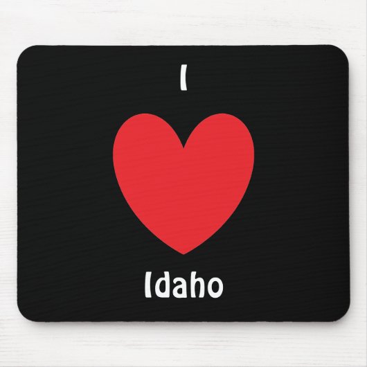 I Heart Idaho Mousepad Muismat (Voorkant)