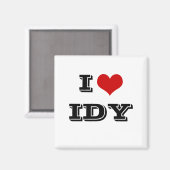 I Heart IDY Magnet (Voorkant / Achterkant)