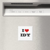 I Heart IDY Magnet (Insitu (Vaatwasser))