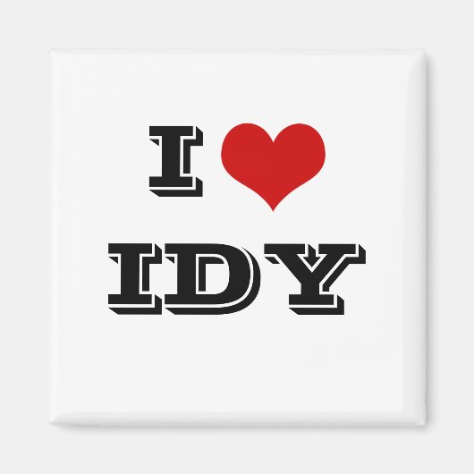 I Heart IDY Magnet (Voorkant)