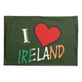 I Heart Ierland overlay pcnt Kussensloop (Achterkant)