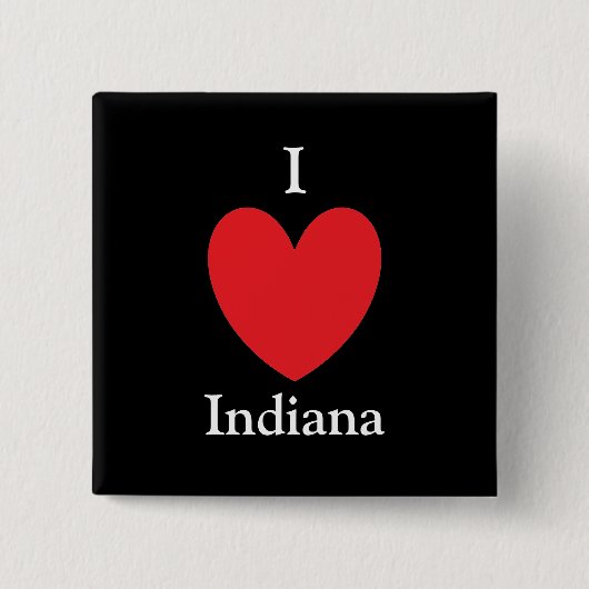 I Heart Indiana Button (Voorkant)