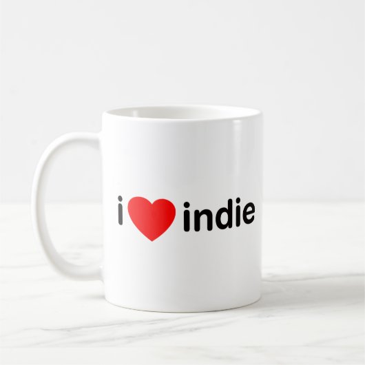 I Heart Indie Koffiemok (Links)