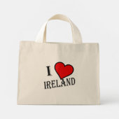 I Heart Ireland bk tcnt Mini Tote Bag (Achterkant)