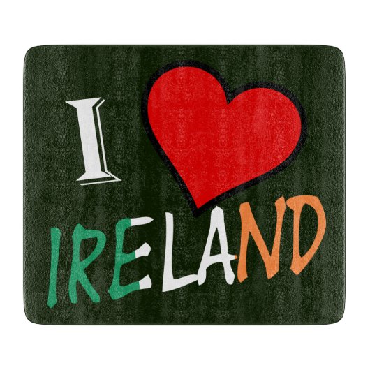 I Heart Ireland overlay cbt Snijplank (Voorkant)