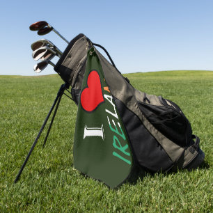 I Heart Ireland overlay gtcn Golfhanddoek