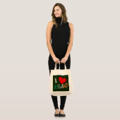 I Heart Ireland overlay gtcnt Tote Bag (Voorkant (model))