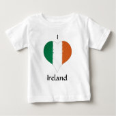 I Heart Ireland Tricolor Flag (Voorkant)