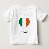 I Heart Ireland Tricolor Flag (Achterkant)