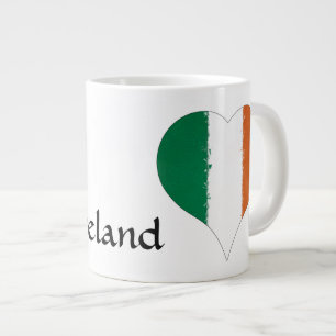 I Heart Ireland Tricolor Flag Grote Koffiekop