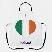 I Heart Ireland Tricolor Flag Schort (Voorkant)