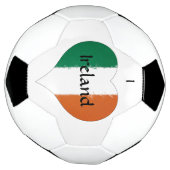 I Heart Ireland Tricolor Flag Voetbal (Gedraaid)