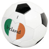 I Heart Ireland Tricolor Flag Voetbal (Drie kwart)