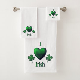 I Heart Irish Bad Handdoek