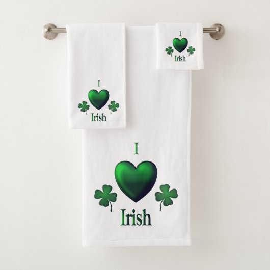 I Heart Irish Bad Handdoek (Insitu)