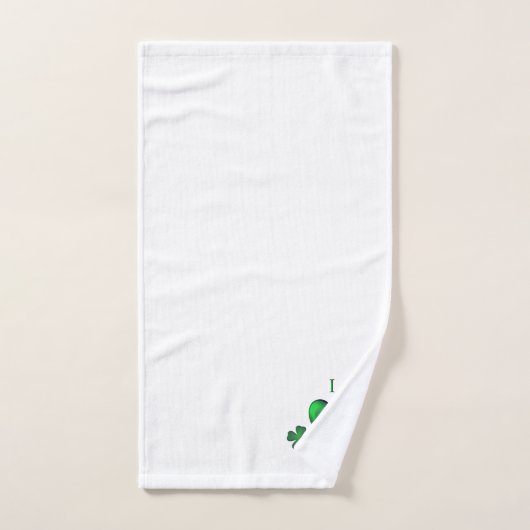 I Heart Irish Bad Handdoek (Handdoek)