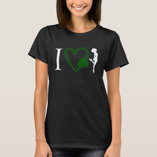 I Heart Irish Dance - Hard Shoe Irish Dancer T-shirt (Voorkant)