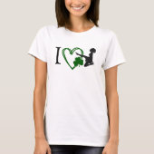 I Heart Irish Dance - Soft Shoe Irish Dancer T-shirt (Voorkant)