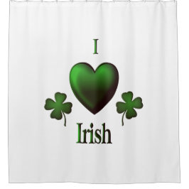 I Heart Irish Douchegordijn