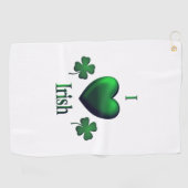 I Heart Irish Golfhanddoek (Horizontaal)