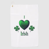I Heart Irish Golfhanddoek (Voorkant)