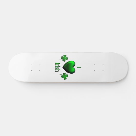 I Heart Irish Persoonlijk Skateboard (Horizontaal)