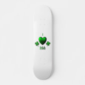 I Heart Irish Persoonlijk Skateboard (Voorkant)